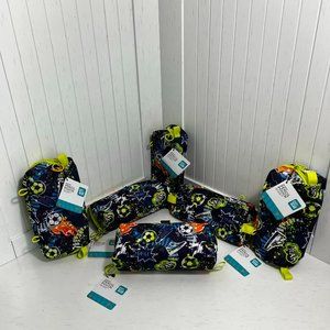 Pen+Gear Sports Pencil Pouch, Soccer - Set of 6 - All NWT